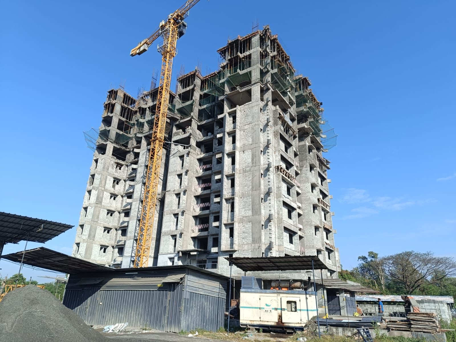 7th slab cast: site photograph